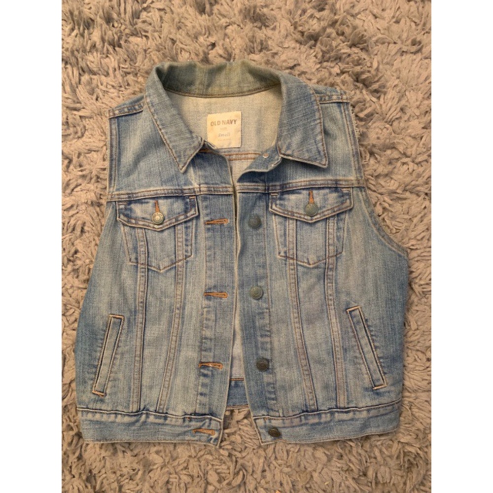 Old navy denim vest